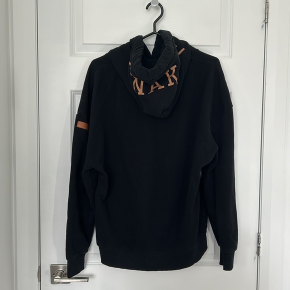 WANAKOME - men's Black hoodie front pocket no zippers size small - Picture 5 of 9